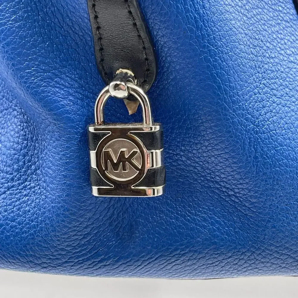 MICHAEL Michael Kors Large Kirby Satchel Electric Blue EUC - Picture 10 of 16